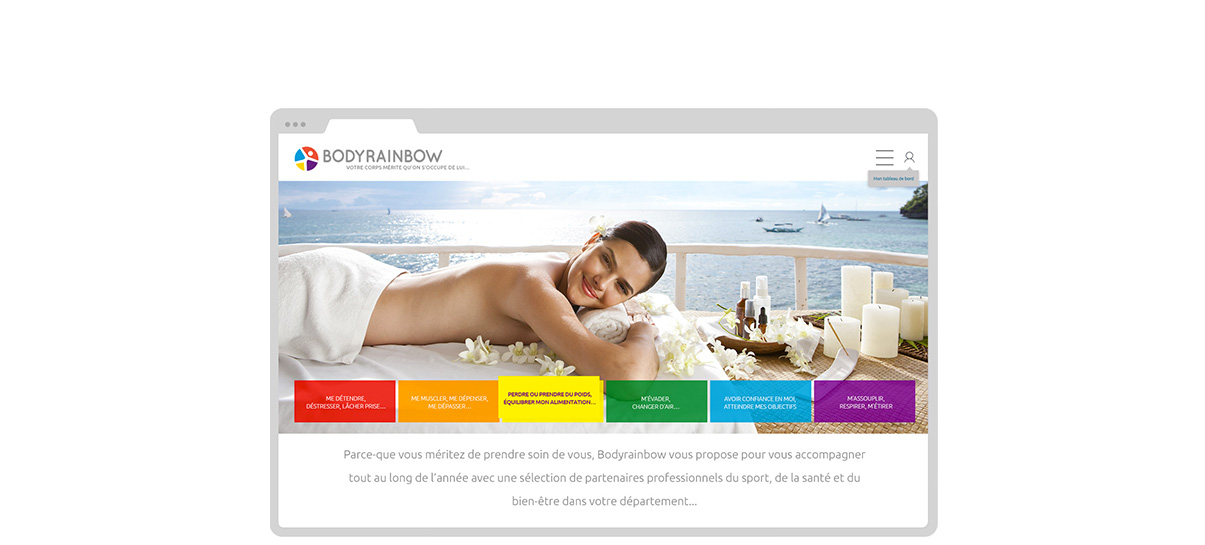 Body Rainbow - Homepage - © design by Olivier Varma