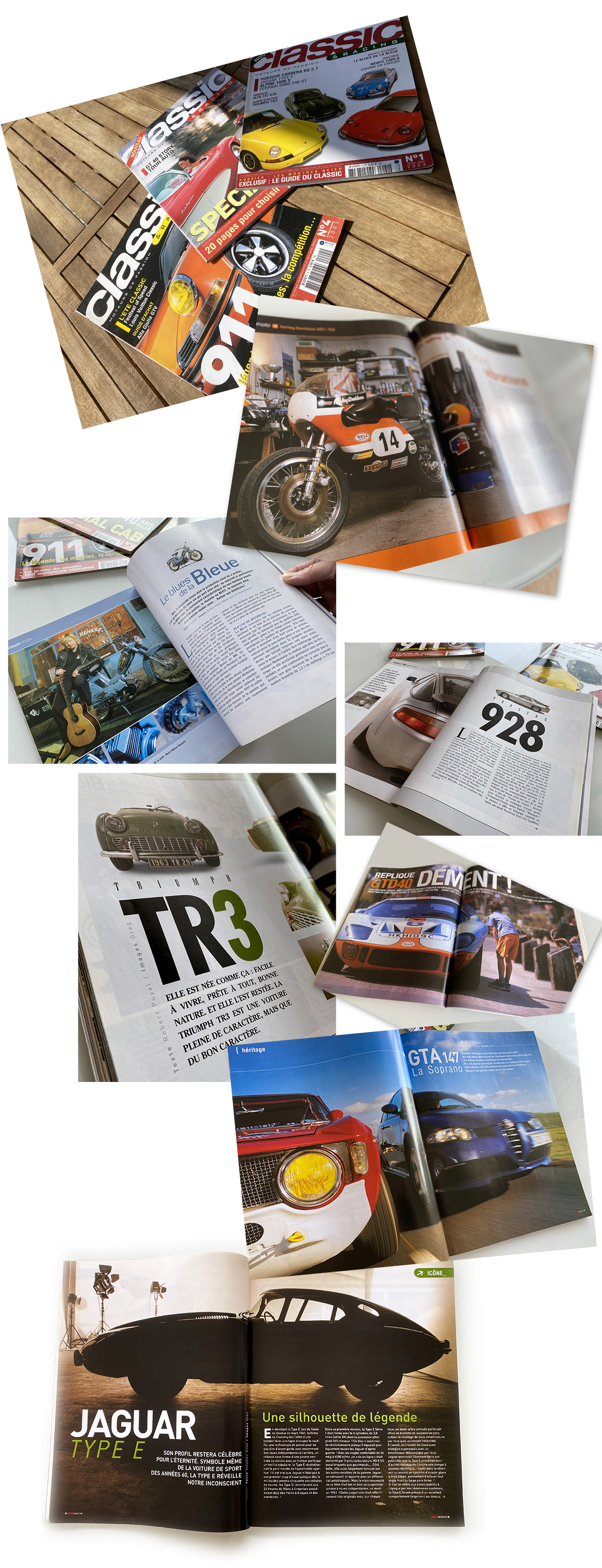 Projets, magazine, direction artistique, design graphique, classic cars © ovarma.com