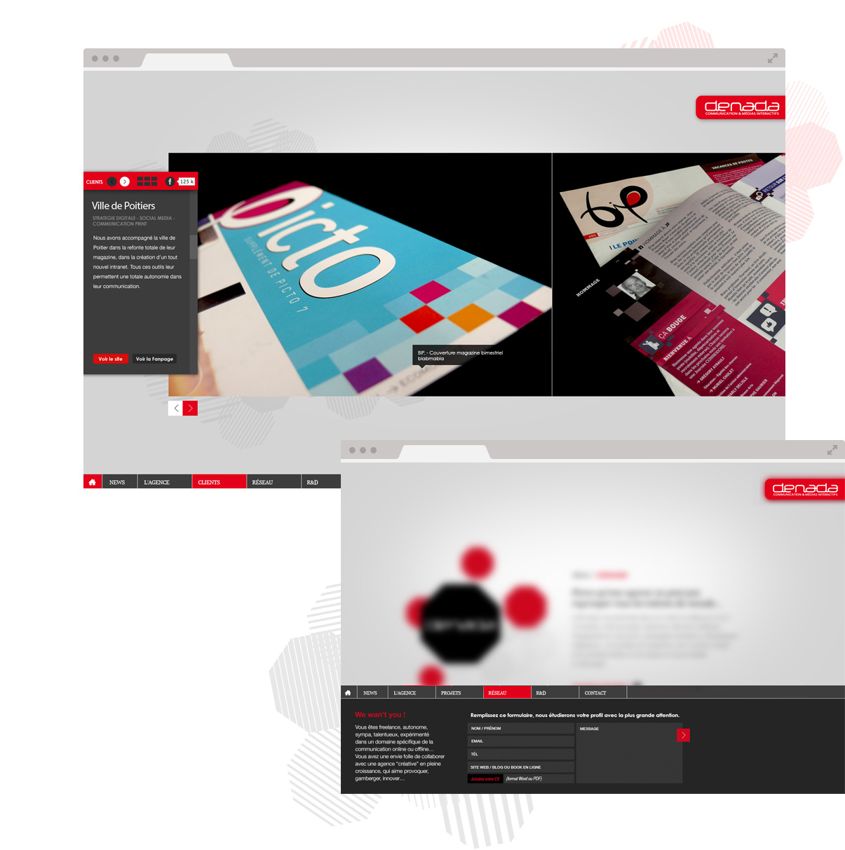 Site internet - Drupal - Direction de création - Web design - Toulouse