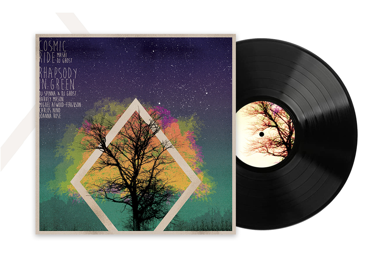 Dj Ghost - Music- Los Angeles - Album cover - © Design by Olivier Varma