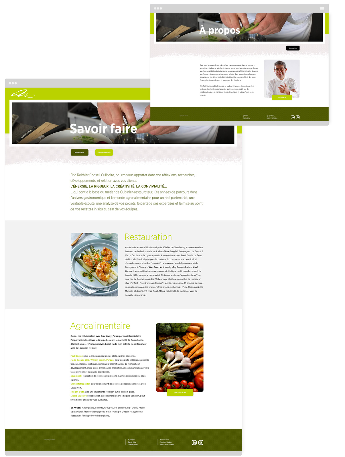 ERCC - Site internet - Conseil culinaire - savoir-faire - © ovarma.com