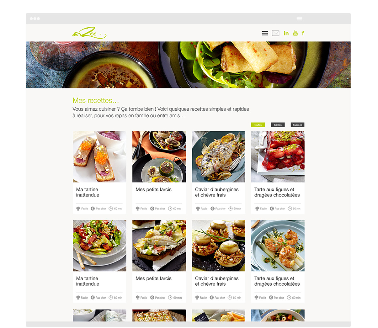 ERCC - Site internet - Conseil culinaire - Page - © ovarma.com