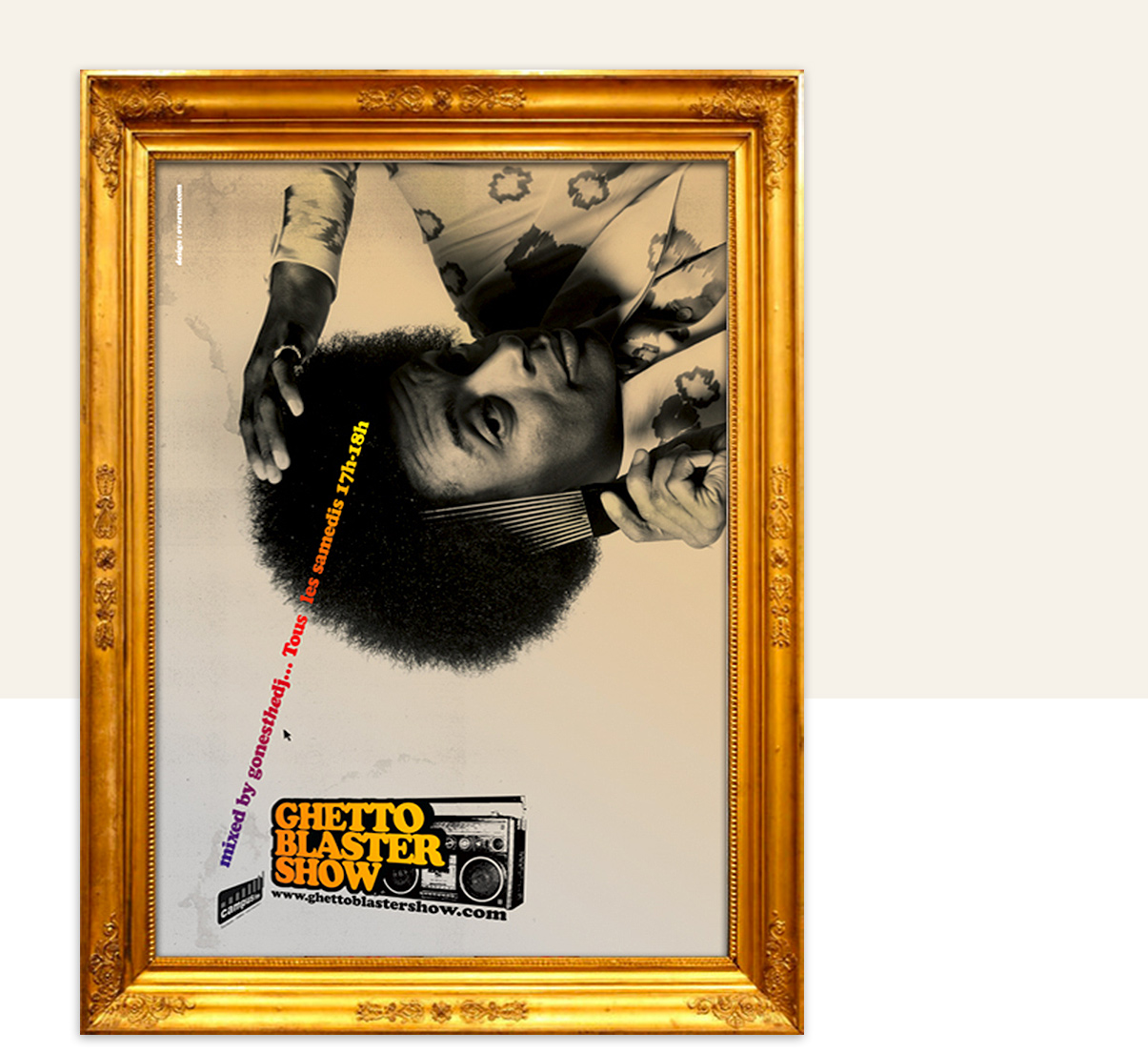 Ghetto Blaster Show - Webradio - DJ Gones  - Affiche - © Olivier Varma