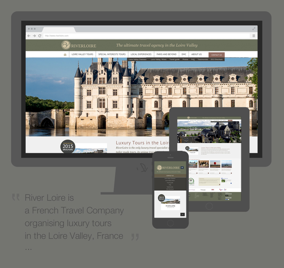 Riverloire - Homepage - Mobiles - Tourisme - Val de Loire © ovarma.com