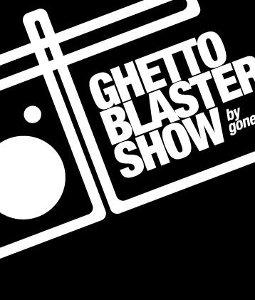 Ghetto Blaster Show - Graphic design - Logotype - Music - Radio - GonestheDJ - Mixcloud - © Olivier Varma - www.ovarma.com