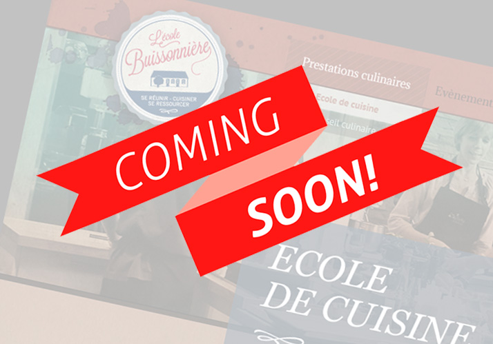 L'École Buissonnière - Site internet - Webdesign - cours de cuisine - évènements - Blois