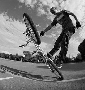 Olivier Varma - Spin Rats - Old school - bmx freestyle, flatland, Lawn mower