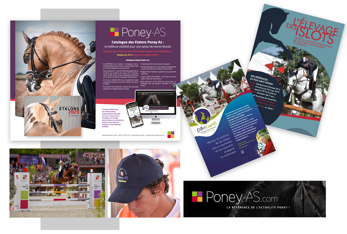 Poney As, direction artistique, print, magazines, catalogues, web design, © www.ovarma.com